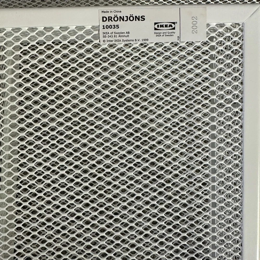 IKEA DRÖNJÖNS White Metal Mesh Organizer Tray x2